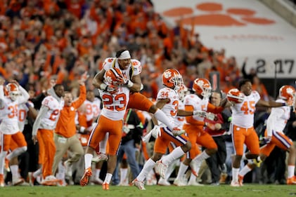 2017 CFP National Championship Clemson Tigers Alabama Crimson Tide