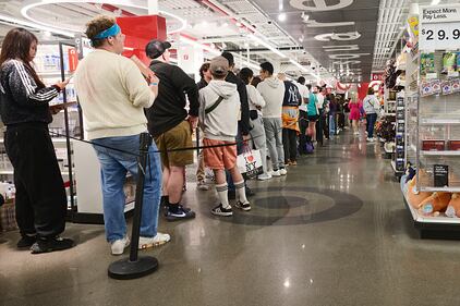Target shoppers buying Taylor Swift's "The Life of a Showgirl"