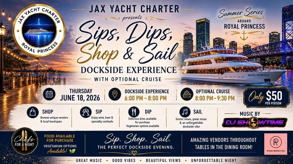 Hot 106.5 wants to send you to the Sips, Dips, Shop & Sail this June!