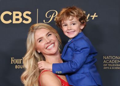 LOS ANGELES, CALIFORNIA - JUNE 07: (L-R) Amanda Kloots and Elvis Cordero attend the 51st annual Daytime Emmys Awards at The Westin Bonaventure Hotel & Suites, Los Angeles on June 07, 2024 in Los Angeles, California. (Photo by Rodin Eckenroth/Getty Images)