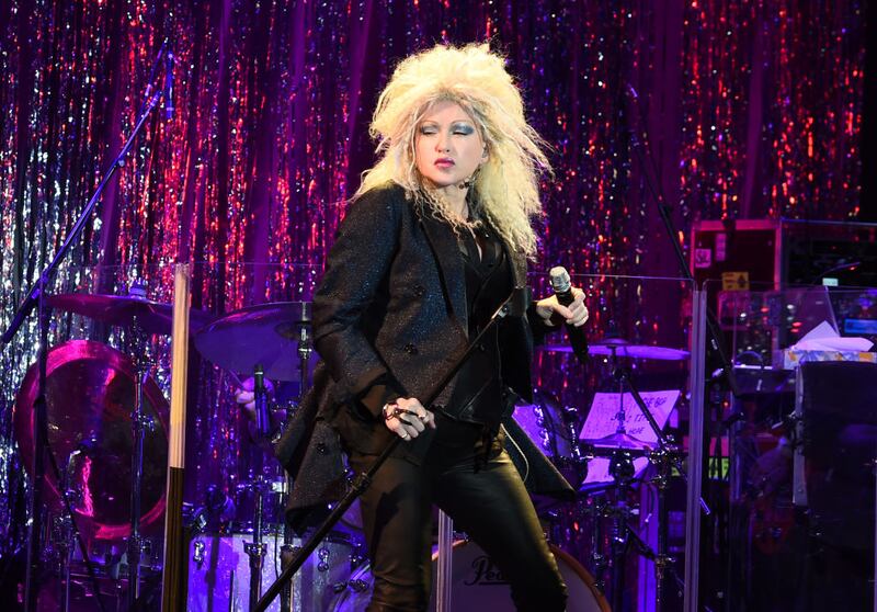 NEW YORK, NEW YORK - MARCH 02: Cyndi Lauper performs onstage at the Roundabout Theater's 2020 Gala at The Ziegfeld Ballroom on March 02, 2020 in New York City. (Photo by Jamie McCarthy/Getty Images)