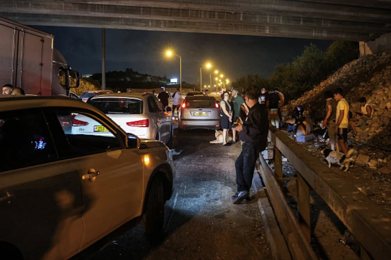 Rockets fired on Israel by Iran.