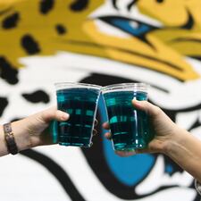 Teal refreshments served