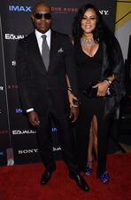 NEW YORK, NY - SEPTEMBER 22:  Filmmaker Antoine Fuqua and actress Lela Rochon Fuqua attend the "The Equalizer" New York premiere at AMC Lincoln Square Theater on September 22, 2014 in New York City.  (Photo by Jamie McCarthy/Getty Images)